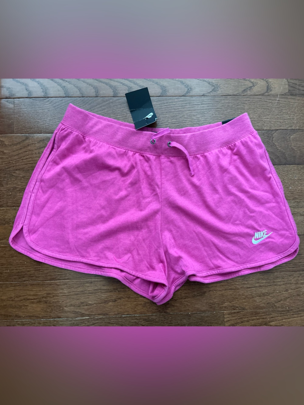 Nike Women's Hot Pink Running Shorts with Drawcord